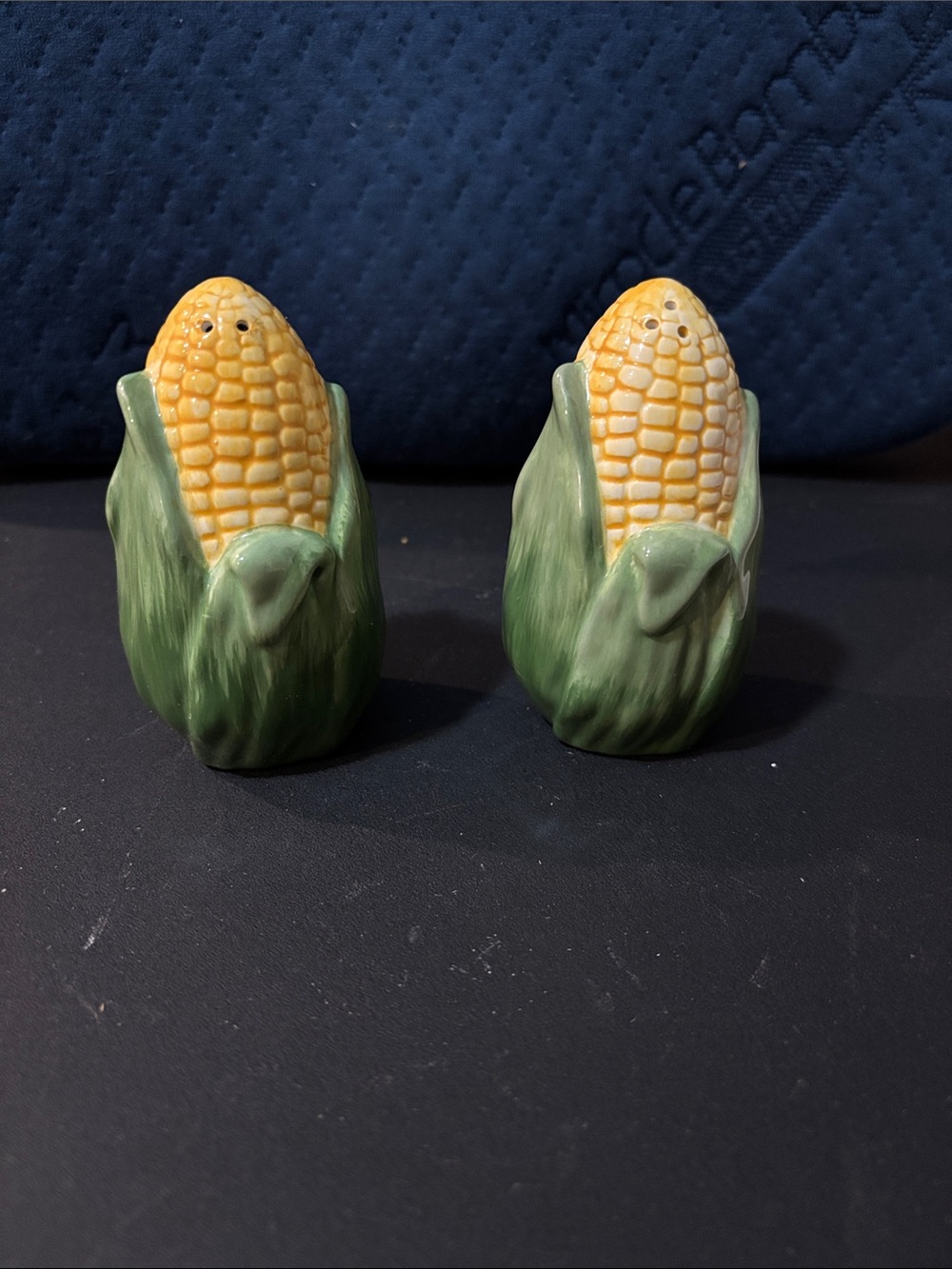 Corn on the Cob Ceramic Salt & Pepper Shakers - Yellow & Green